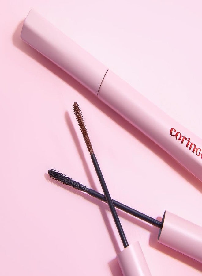 CORINGCO Mak-Cara Skinny Long & Curl Waterproof Mascara, no smudging from water, swear and oil (Deep Black, 0.17 oz) - Image 5